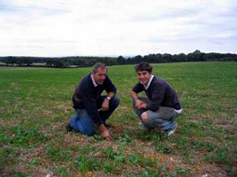 Martin Edney who farms 900 acres in West Marden, Nr Chichester.