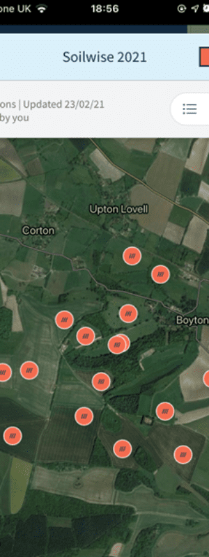 Soilwise What3words Map